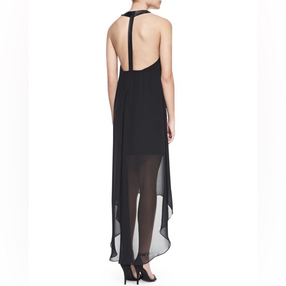 Alice + Olivia Lisk High-Low T-Back Dress
